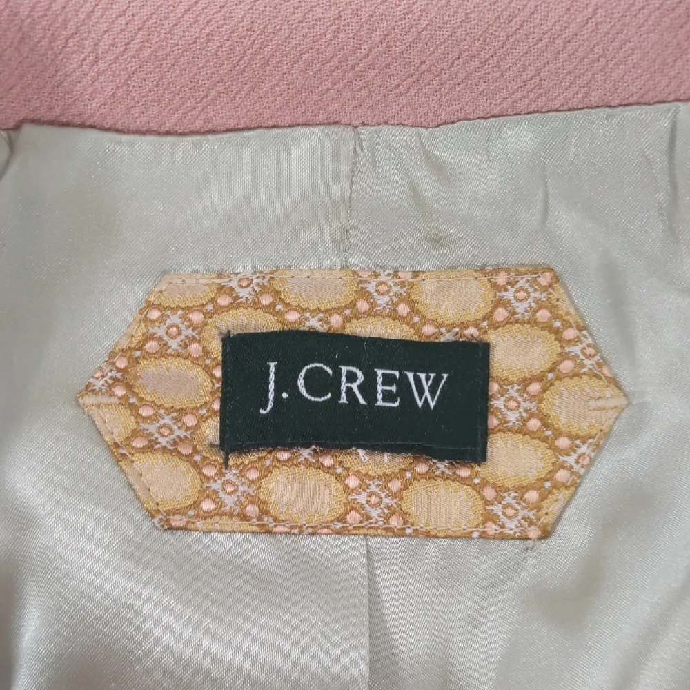 Vintage J.‎ Crew Women's Button-Up Italian Double Faced Pink Pea Coat GUC